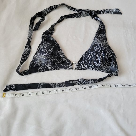 ☀️ Aqua Funky Design Print Bikini Top - Picture 8 of 13